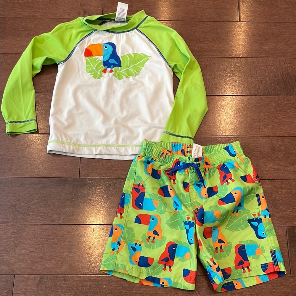 Gymboree Toucan Swim Set